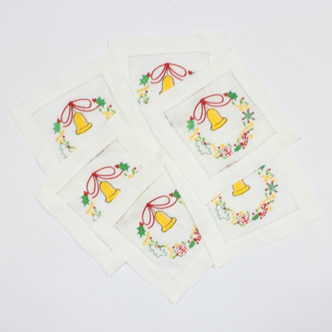 Christmas cocktail napkin
