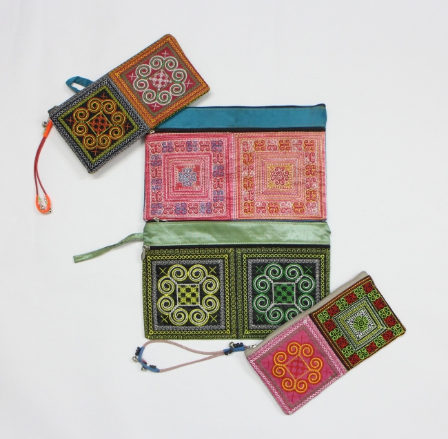 Vietnam Embroidery Brocade Style Purse