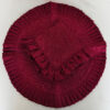 2025-09-16 10.05.55 Elegant Wine Red Linen Table Set - Pleated Round Placemat + Ruffle Napkin