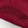 2025-09-16 10.06.54 Elegant Wine Red Linen Table Set - Pleated Round Placemat + Ruffle Napkin