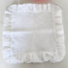 White Linen Ruffle Placemat – Timeless Elegance for Your Table