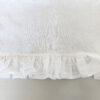 White Linen Ruffle Placemat – Timeless Elegance for Your Table