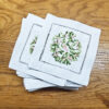 Custom Machine-Embroidered Cotton Cocktail Napkins for B2B & Hospitality