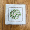 Custom Machine-Embroidered Cotton Cocktail Napkins for B2B & Hospitality