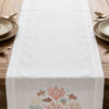 Gemini_Generated_Image_bxkr4obxkr4obxkr Embroidered Linen Table Runner, Coastal Ocean Coral Reef & Sea Turtle Design, Nautical Table Decor for Dining Room, Beach House Gift